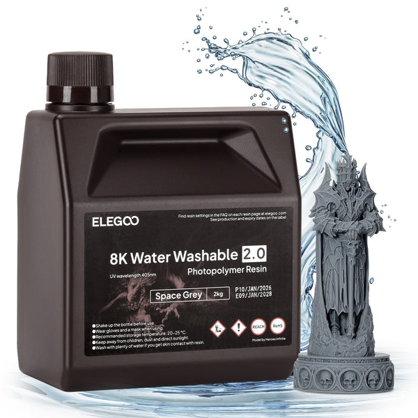 8K wasserabwaschbares Harz V2.0