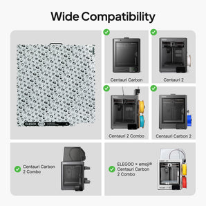 emoji® Brand Edition Dual-Sided Build Plate for Centauri Series