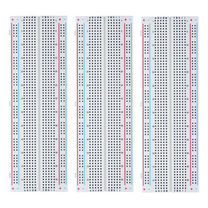 Breadboard 830 Point Solderless Prototype PCB Board Kit (3pcs)
