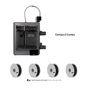 Centauri 2 Combo + 4 kg PLA Basic (mit wiederverwendbarer Spule)