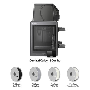 Centauri Carbon 2 Kombi + 4 kg PLA Basic mit nachfüllbarer Spule (Basisfarben)